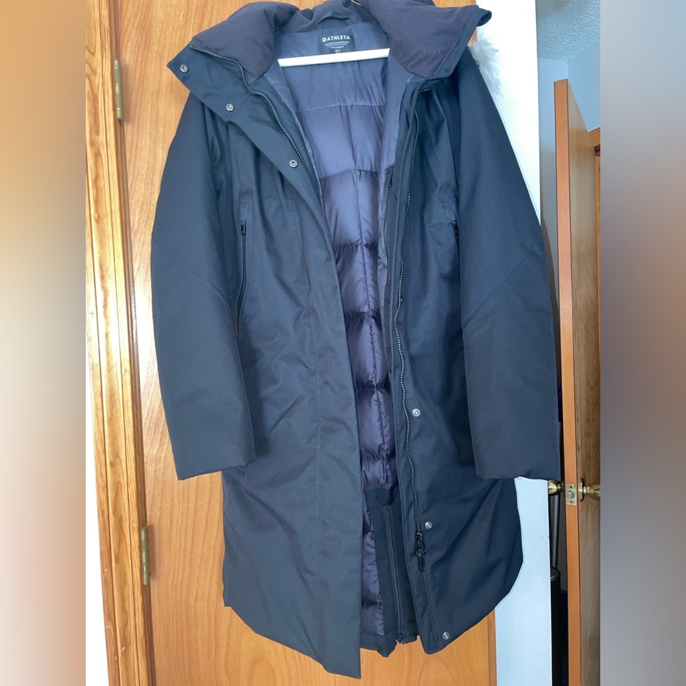 🖤 Athleta Outbound Parker Winter Coat, Women’s Medium Tall - Picture 3 of 6